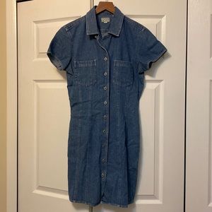 Ann Taylor Loft Blue Jean Denim Dress